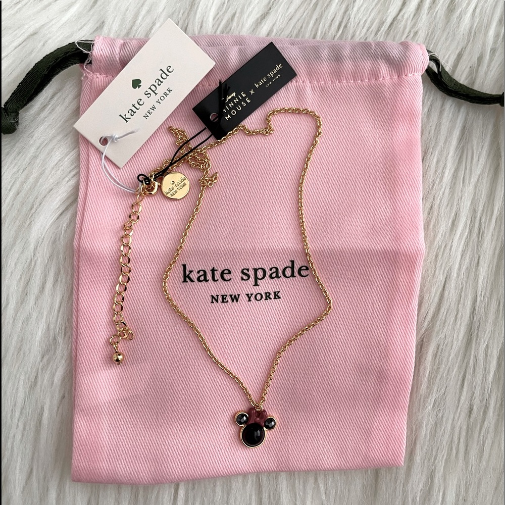 SOLD Disney Kate Spade Minnie Mouse Necklace NWT